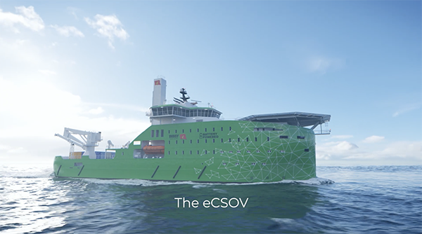 Bibby Marine's Electric Commissioning Service Operation Vessel (eCSOV)